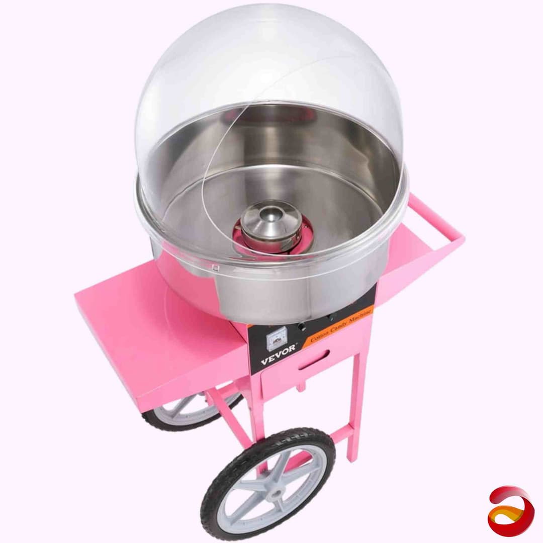 cotton candy machine view from the top